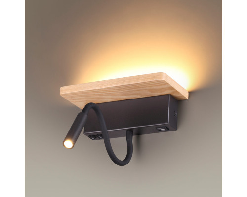 Дополнительное фото Гибкий светильник на стену Odeon Light Woody 3868/8WL: Купить в Интернет магазин освещения GCSVET.RU