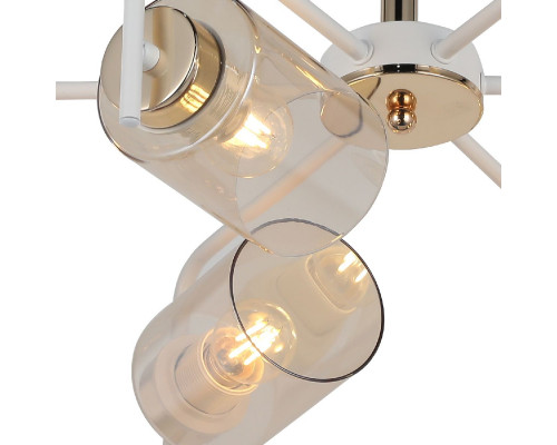 Дополнительное фото Люстра потолочная Illumico IL8248-6COU-79 WH GD: Купить в Интернет магазин освещения GCSVET.RU