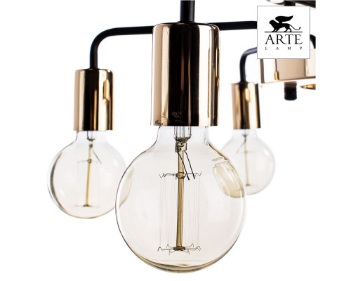 Дополнительное фото Люстра потолочная Arte Lamp Gelo A6001PL-7BK: Купить в Интернет магазин освещения GCSVET.RU