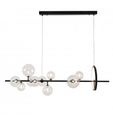 Люстра подвесная Delight Collection Art Deco Bubble KG1233P-10 black/clear
