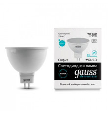 Светодиодная лампочка Gauss Elementary MR16 13529