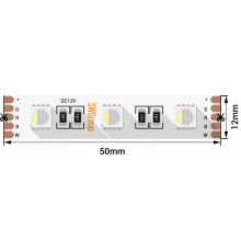 Лента светодиодная SWG SWG560-12-19.2-RGB_WW 12В 19.2Вт IP20 цвет RGB+2700K 010116