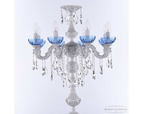 Дополнительное фото Напольный светильник Bohemia Ivele Crystal AL79101T/8/175 B WMN P Aquamarine/M-1H: Купить в Интернет магазин освещения GCSVET.RU