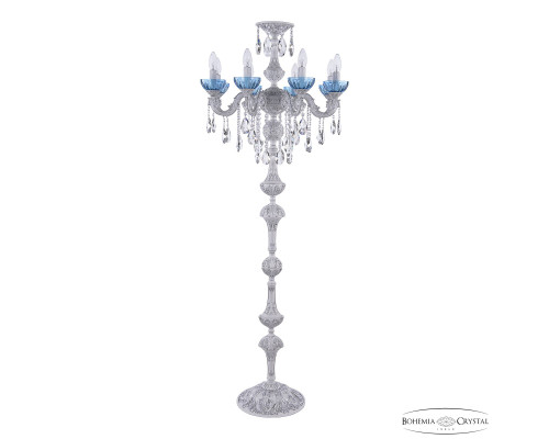 Основное фото Напольный светильник Bohemia Ivele Crystal AL79101T/8/175 B WMN P Aquamarine/M-1H: Купить в Интернет магазин освещения GCSVET.RU