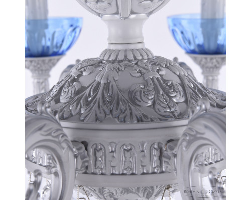 Дополнительное фото Напольный светильник Bohemia Ivele Crystal AL79101T/8/175 B WMN P Aquamarine/M-1H: Купить в Интернет магазин освещения GCSVET.RU