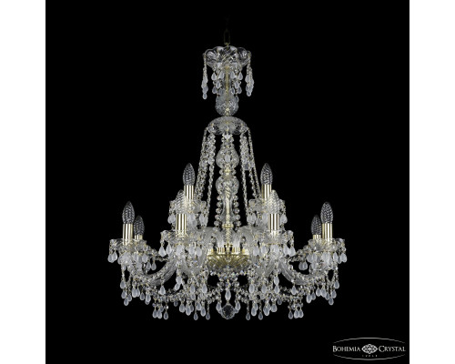 Основное фото Люстра подвесная Bohemia Ivele Crystal 1410/8+4/240/XL-80 G V0300: Купить в Интернет магазин освещения GCSVET.RU