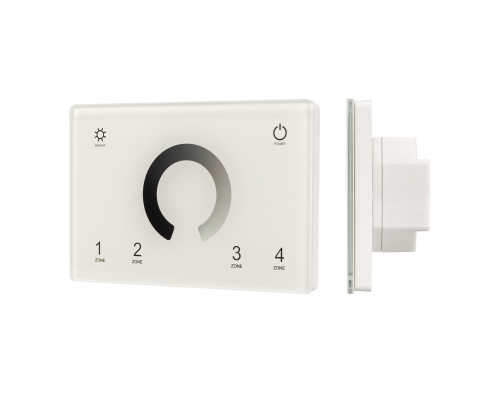 Основное фото Панель Arlight Sens Smart-P79-Dim White (230V, 4 зоны, 2.4G) 028398: Купить в Интернет магазин освещения GCSVET.RU