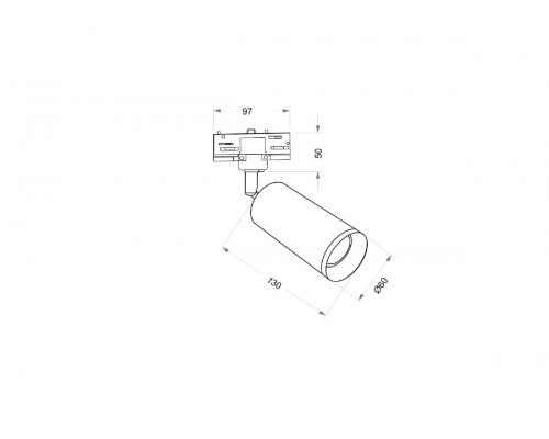Дополнительное фото Светильник трековый Maytoni Technical Focus TR028-3-GU10-B: Купить в Интернет магазин освещения GCSVET.RU