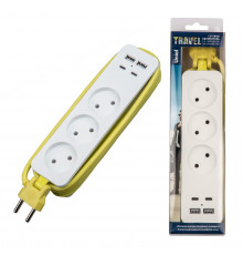 Удлинитель Uniel S-CT3-1,8UC WHITE/GREEN UL-00011138