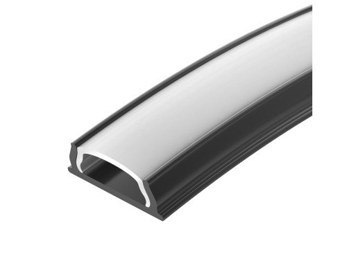 Основное фото Алюминиевый профиль Arlight ARH-BENT-W11-2000 ANOD BLACK 039583: Купить в Интернет магазин освещения GCSVET.RU