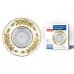 Дополнительное фото Светильник встраиваемый Fametto Arno DLS-A105 GU5.3 Chrome/Beige+Gold: Купить в Интернет магазин освещения GCSVET.RU