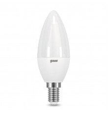 Светодиодная лампа для диммера Gauss E14 7W 6500K свеча матовая 103101307-S