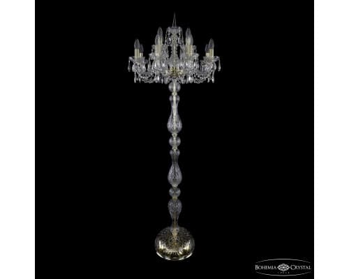 Основное фото Напольный светильник Bohemia Ivele Crystal 1402T1/8+4/195-165 G: Купить в Интернет магазин освещения GCSVET.RU