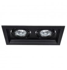 Светильник встраиваемый Arte Lamp Canis A6661PL-2BK