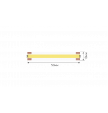Лента светодиодная SWG PRO 24В COB 15Вт/м 2700-6500K 5м IP20 SWG-COB640-24-15-CCT 027999
