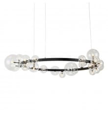 Светильник подвесной Delight Collection Art Deco Bubble KM1294P-24 black/clear