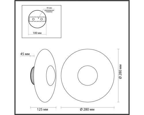 Дополнительное фото Светильник настенный Odeon Light ADAMAS 4223/13WL: Купить в Интернет магазин освещения GCSVET.RU