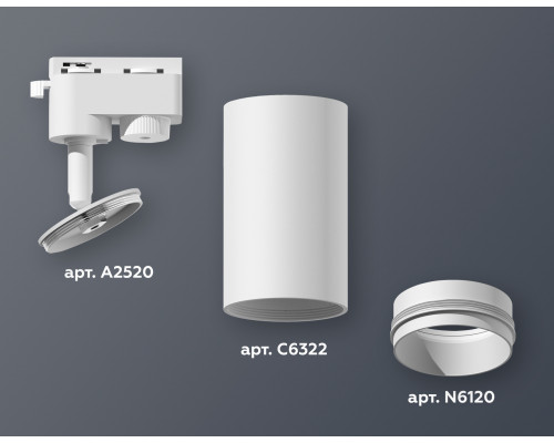 Дополнительное фото Светильник трековый (однофазный) Ambrella Light Track System XT6322040 (A2520, C6322, N6120): Купить в Интернет магазин освещения GCSVET.RU