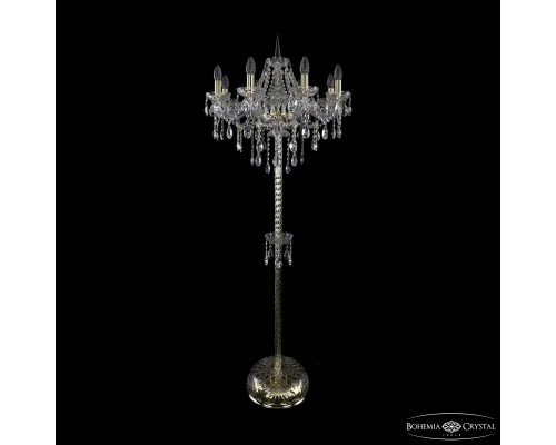 Основное фото Напольный светильник Bohemia Ivele Crystal 1415T2/8/200-160 G: Купить в Интернет магазин освещения GCSVET.RU