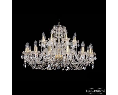 Основное фото Люстра подвесная Bohemia Ivele Crystal 1402/16+8/360 G: Купить в Интернет магазин освещения GCSVET.RU