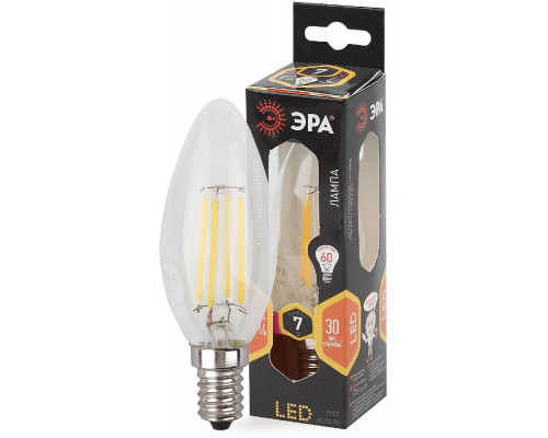 Основное фото Светодиодная лампочка Эра F-LED B35-7W-827-E14 Б0027942: Купить в Интернет магазин освещения GCSVET.RU