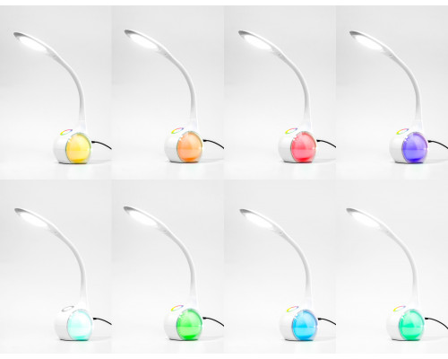 Дополнительное фото Лампа настольная с RGB подсветкой Ambrella Light Desk DE532: Купить в Интернет магазин освещения GCSVET.RU