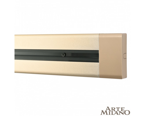 Дополнительное фото Накладной шинопровод Arte Milano Am-track-sockets 382301TO/100 Gold: Купить в Интернет магазин освещения GCSVET.RU