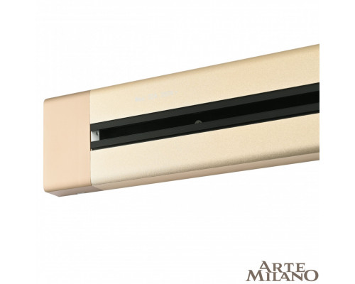 Дополнительное фото Накладной шинопровод Arte Milano Am-track-sockets 382301TO/100 Gold: Купить в Интернет магазин освещения GCSVET.RU
