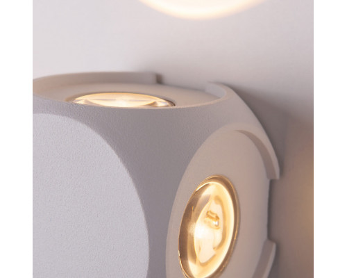 Дополнительное фото Настенный светильник Elektrostandard 1504 TECHNO LED CUBE белый 4690389147722: Купить в Интернет магазин освещения GCSVET.RU