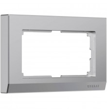 Рамка для двойной розетки Werkel Stark серебряный W0081806 4690389162091