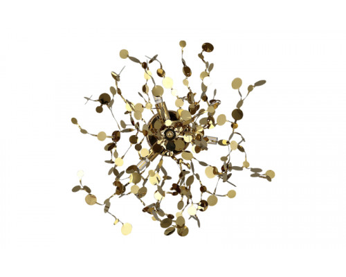 Основное фото Светильник настенный Crystal Lux GARDEN AP-PL3 D400 GOLD: Купить в Интернет магазин освещения GCSVET.RU