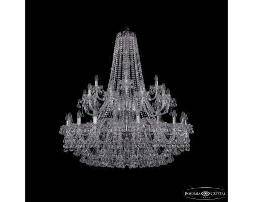 Основное фото Люстра подвесная Bohemia Ivele Crystal 1409/20+10+5/400/2d Ni: Купить в Интернет магазин освещения GCSVET.RU