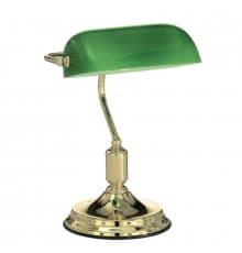 Лампа настольная Ideal Lux Lawyer TL1 Ottone 013657