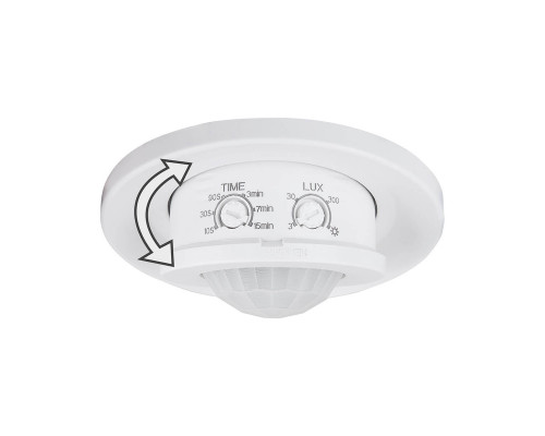 Дополнительное фото Датчик движения Elektrostandard SNS-M-12 8M 2,2-4M 800W IP20 360 4690389126727: Купить в Интернет магазин освещения GCSVET.RU