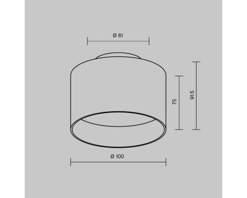 Дополнительное фото Светильник потолочный LED Maytoni Planet C009CW-L12B: Купить в Интернет магазин освещения GCSVET.RU