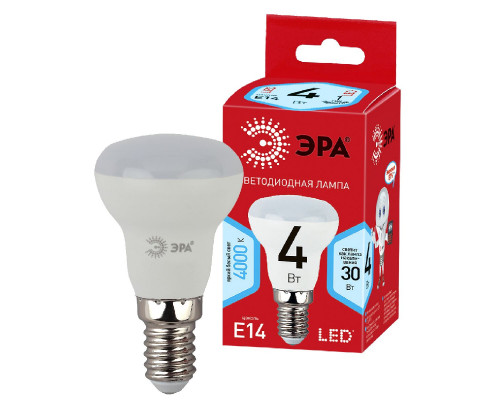 Основное фото Лампа светодиодная Эра E14 4W 4000K LED R39-4W-840-E14 R Б0052660: Купить в Интернет магазин освещения GCSVET.RU