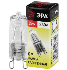 Лампочка тип галогенновая Эра G9 25W 3000K G9-JCD-25-230V-CL C0027376