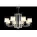 Дополнительное фото Люстра подвесная Crystal Lux Nicolas NICOLAS SP-PL8 NICKEL/WHITE: Купить в Интернет магазин освещения GCSVET.RU