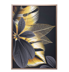 Настенный декор (картина) Золотые листья-4 Garda Decor 89VOR-GOLDEN LEAVES-4