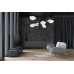 Дополнительное фото Люстра подвесная Lumina Deco Romina LDP 6037-6 WT+BK: Купить в Интернет магазин освещения GCSVET.RU