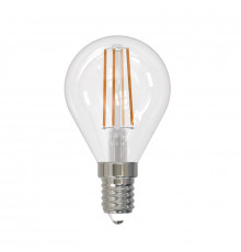Филаментная лампа светодиодная диммируемая (UL-00005192) Uniel E14 9W 4000K прозрачная LED-G45-9W/4000K/E14/CL/DIM GLA01TR