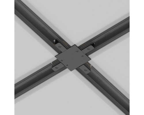 Дополнительное фото Коннектор X-образный Maytoni Accessories for tracks TRA002CX-11B: Купить в Интернет магазин освещения GCSVET.RU