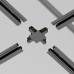 Дополнительное фото Коннектор X-образный Maytoni Accessories for tracks TRA002CX-11B: Купить в Интернет магазин освещения GCSVET.RU