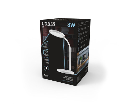Дополнительное фото Лампа настольная Gauss Qplus GT5031: Купить в Интернет магазин освещения GCSVET.RU