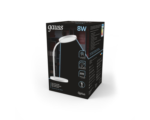 Дополнительное фото Лампа настольная Gauss Qplus GT5031: Купить в Интернет магазин освещения GCSVET.RU