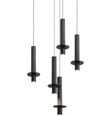 Светильник подвесной iLamp Lofty 10704P/1-D150 BK-GR