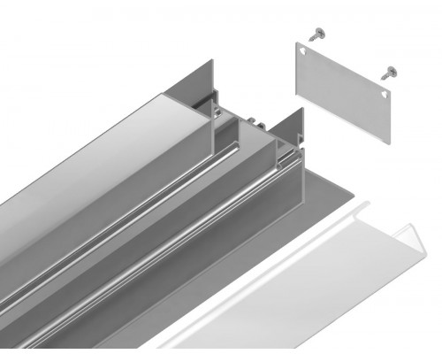 Дополнительное фото Алюминиевый профиль Ambrella Light Alum Profile GP4000AL: Купить в Интернет магазин освещения GCSVET.RU