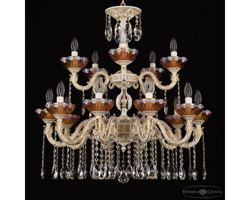 Дополнительное фото Люстра подвесная Bohemia Ivele Crystal AL79101/10+5/250/2D A WMG P Shampan/M-1G: Купить в Интернет магазин освещения GCSVET.RU