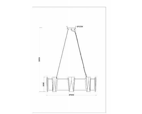 Дополнительное фото Люстра подвесная Arte Lamp Grato A4079LM-8CC: Купить в Интернет магазин освещения GCSVET.RU