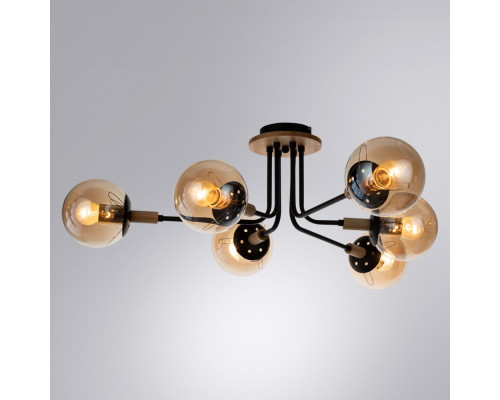 Дополнительное фото Люстра потолочная Arte Lamp Oxford A2716PL-6BK: Купить в Интернет магазин освещения GCSVET.RU